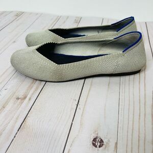 Rothy’s Light Gray Round Toe Ballet Flats